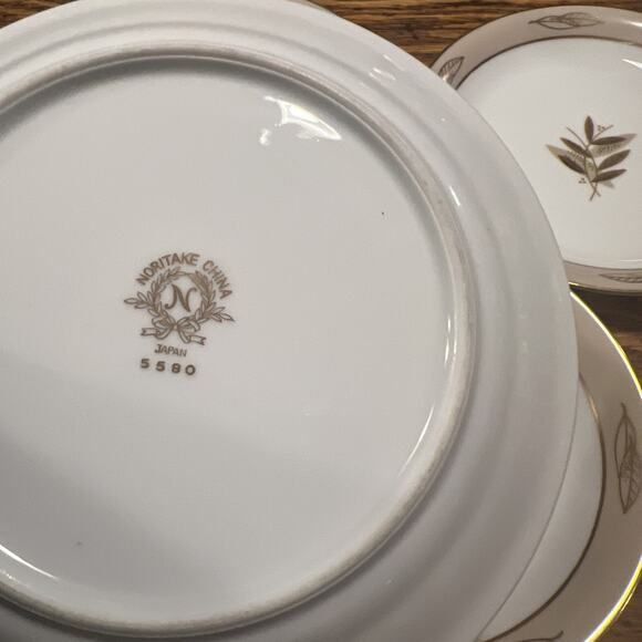 SET OF SIX Noritake Fontana 6” Bread & Butter Plates Pristine EXCELLENT! - Picture 9 of 9